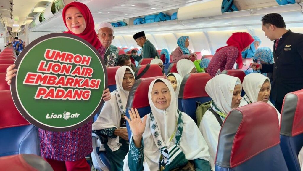 Lion Air Buka Penerbangan Umrah Langsung dari Padang ke Jeddah