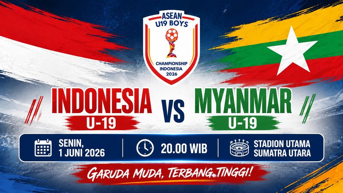 Timnas Indonesia U-19 Tantang Myanmar pada Laga Perdana Piala AFF U-19 2026