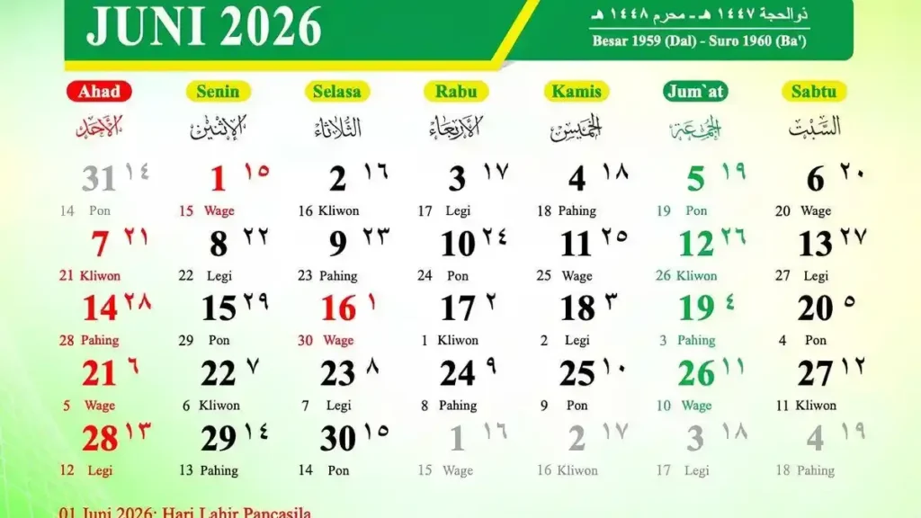 Pemerintah Tetapkan 16 Juni 2026 sebagai Libur Nasional Tahun Baru Islam