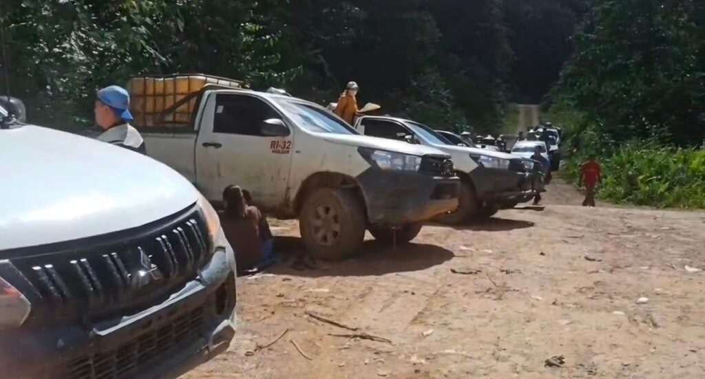 Jalan Rusak di Apokayan Malinau Hambat Rombongan Kontingen GKII
