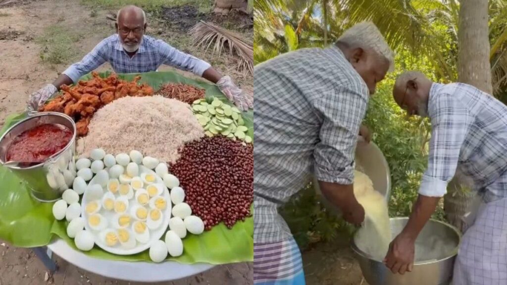Aksi Dua Kakek India Memasak Nasi Lemak Jumbo Puji Warga Malaysia