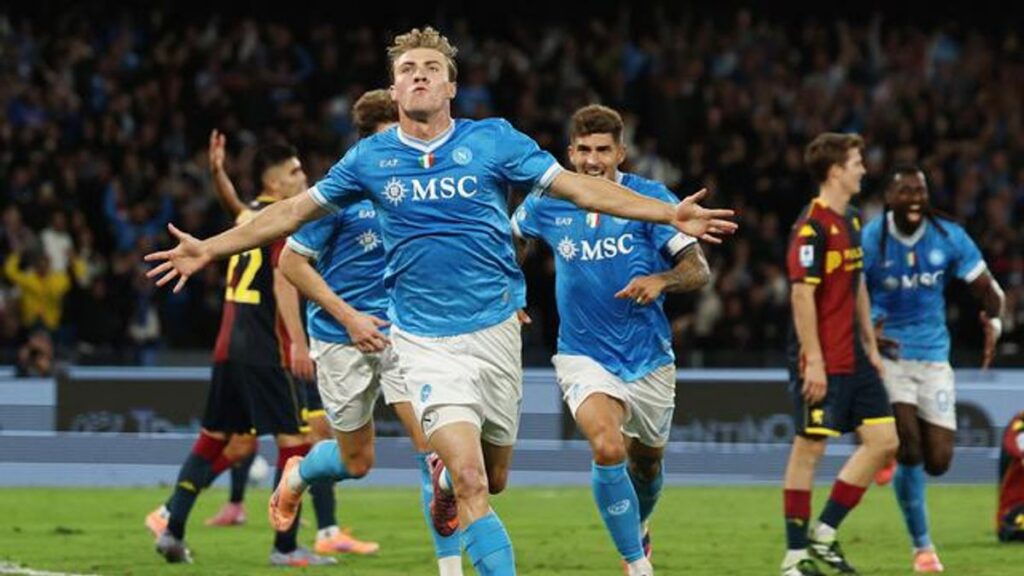 Napoli Permanenkan Rasmus Hojlund dari Manchester United