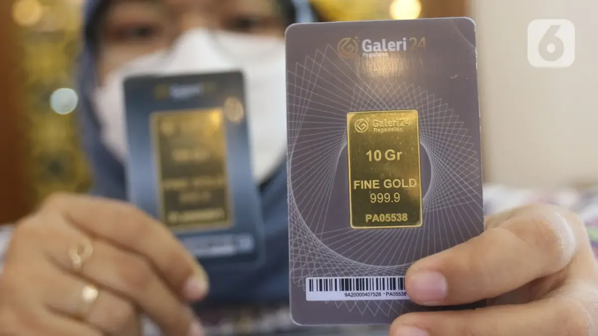 Harga Emas Pegadaian Naik Imbas Pelemahan Dolar Amerika Serikat