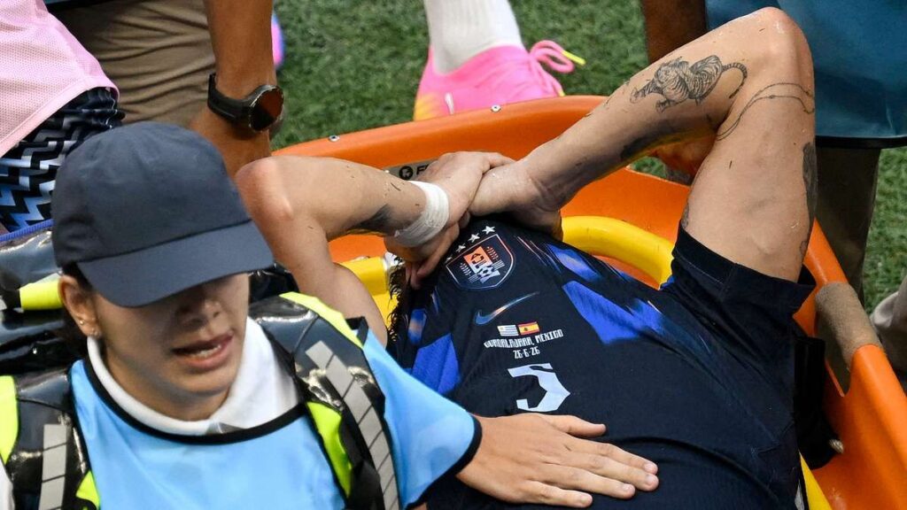 Manuel Ugarte Alami Cedera Lutut Serius Pada Laga Uruguay Melawan Spanyol