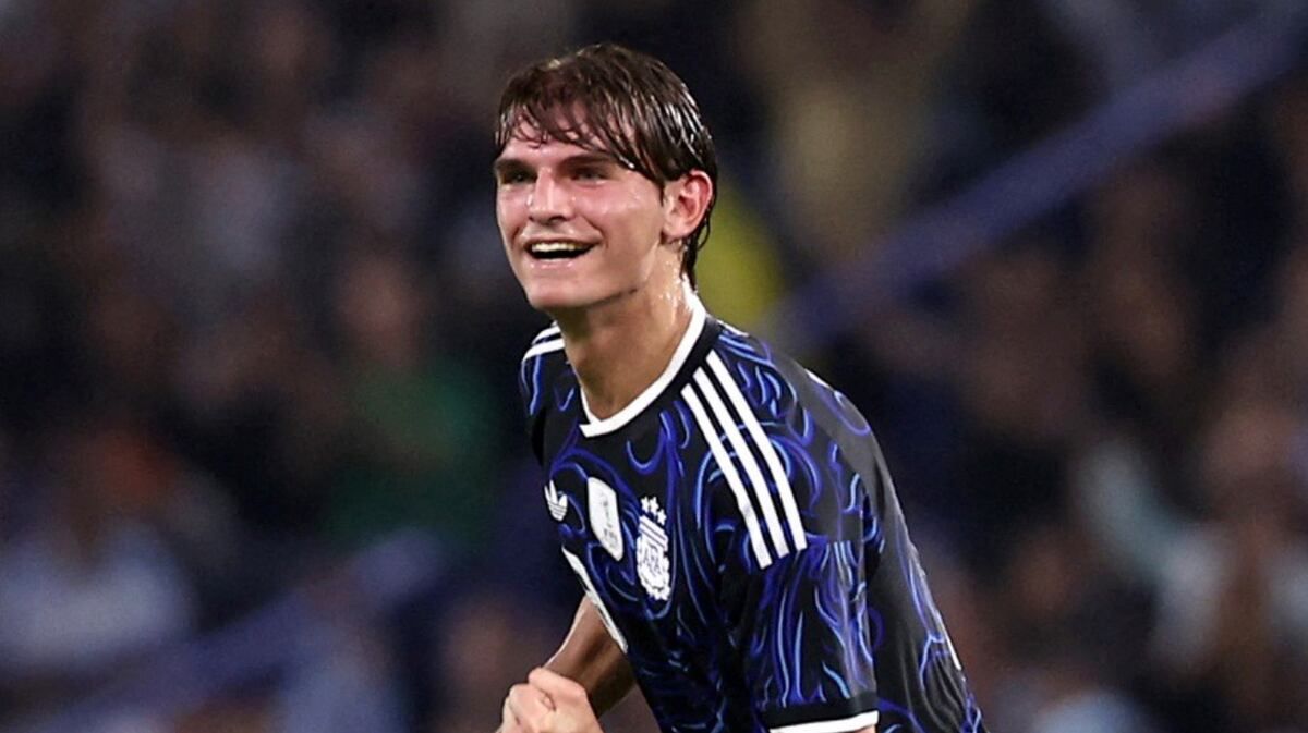 Nico Paz Jadi Starter Argentina Melawan Yordania di Piala Dunia