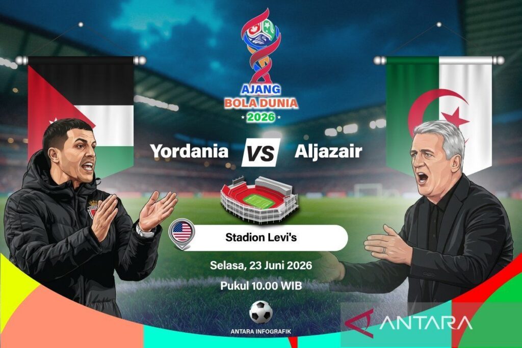 Timnas Yordania Hadapi Aljazair pada Penyisihan Grup J Piala Dunia 2026