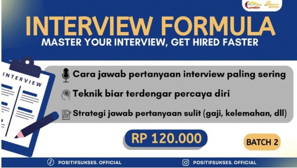 Simulasi Wawancara Efektif Atasi Rasa Gugup Menghadapi Interview Kerja