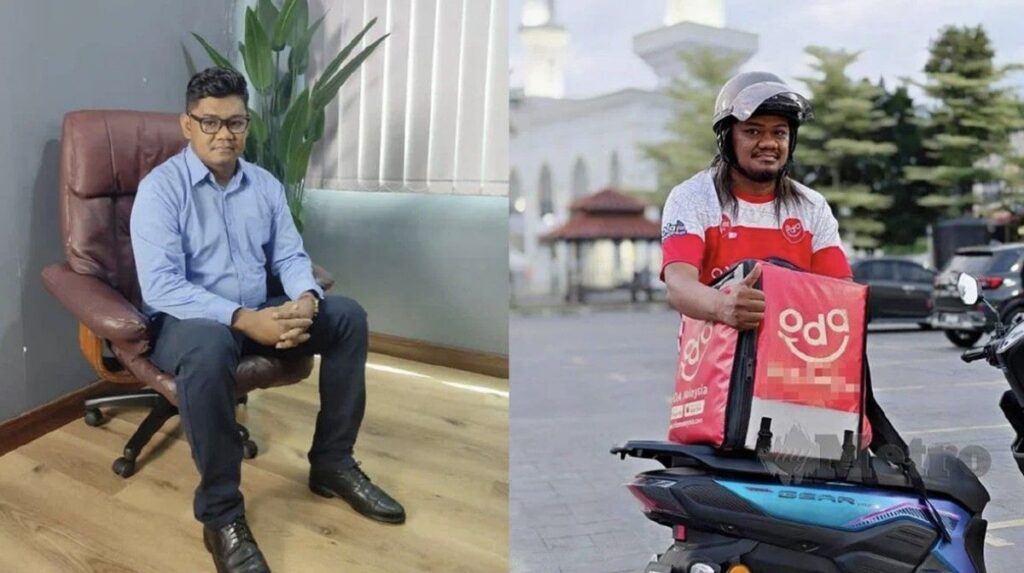 Mantan CEO ODA Malaysia Alih Profesi Jadi Pengantar Makanan