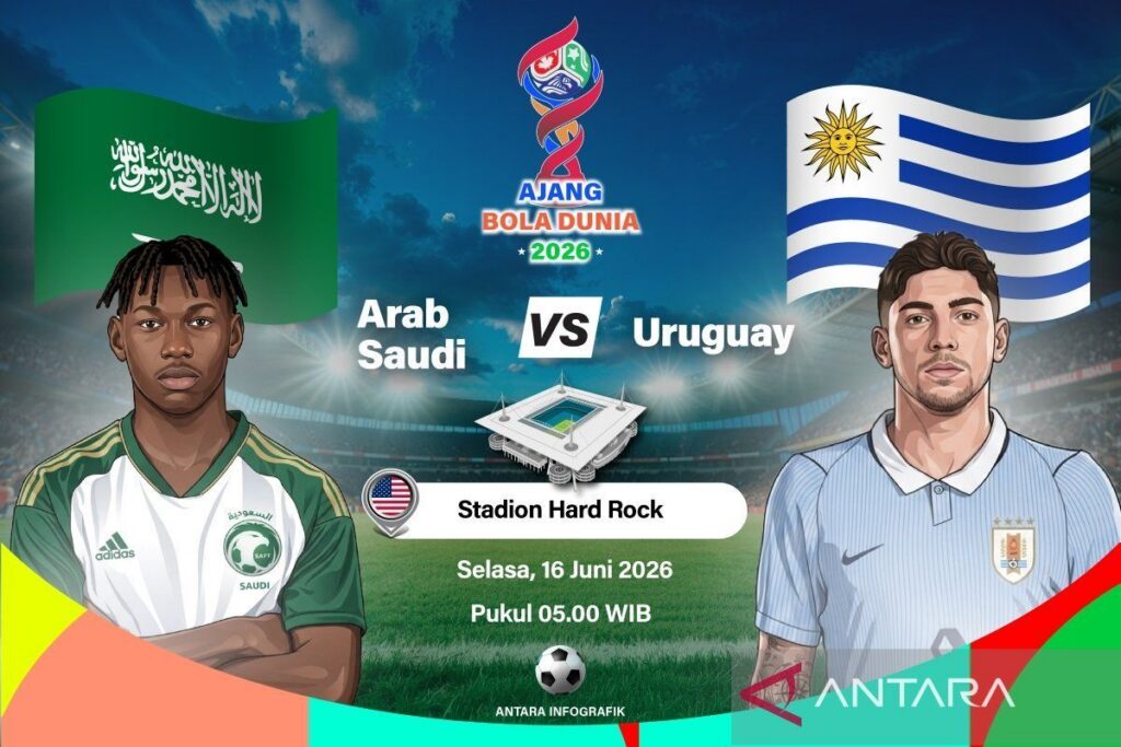 Timnas Arab Saudi Hadapi Uruguay pada Fase Grup Piala Dunia 2026