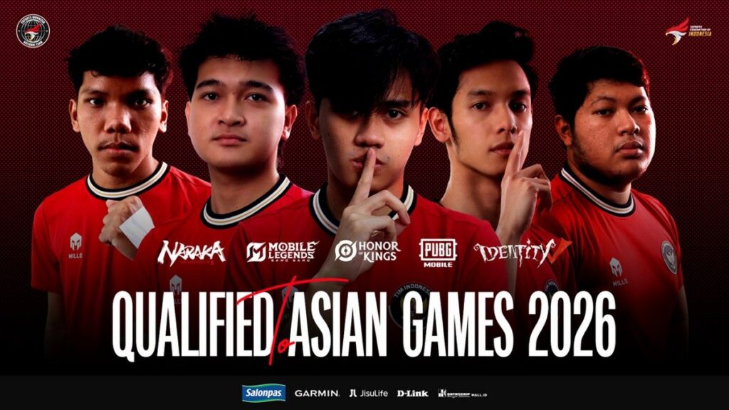 Timnas Esports Indonesia Lolos Sembilan Nomor Asian Games 2026