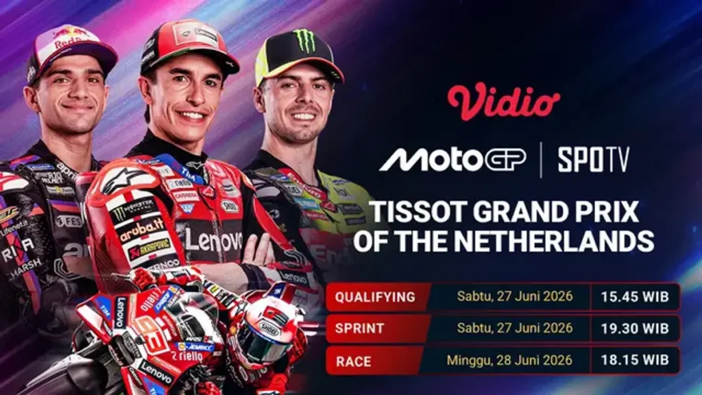 Jadwal Balapan MotoGP Belanda 2026 Persaingan Ketat di Sirkuit Assen