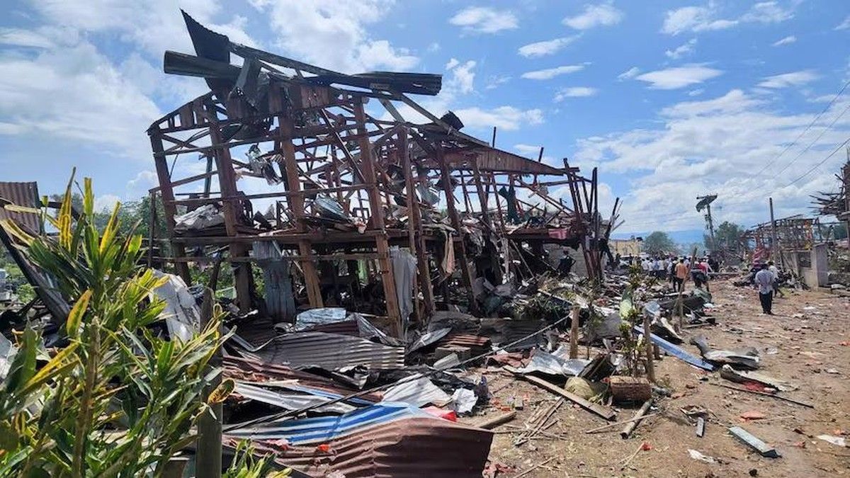 Ledakan Gudang Peledak Tambang di Myanmar Tewaskan Puluhan Orang
