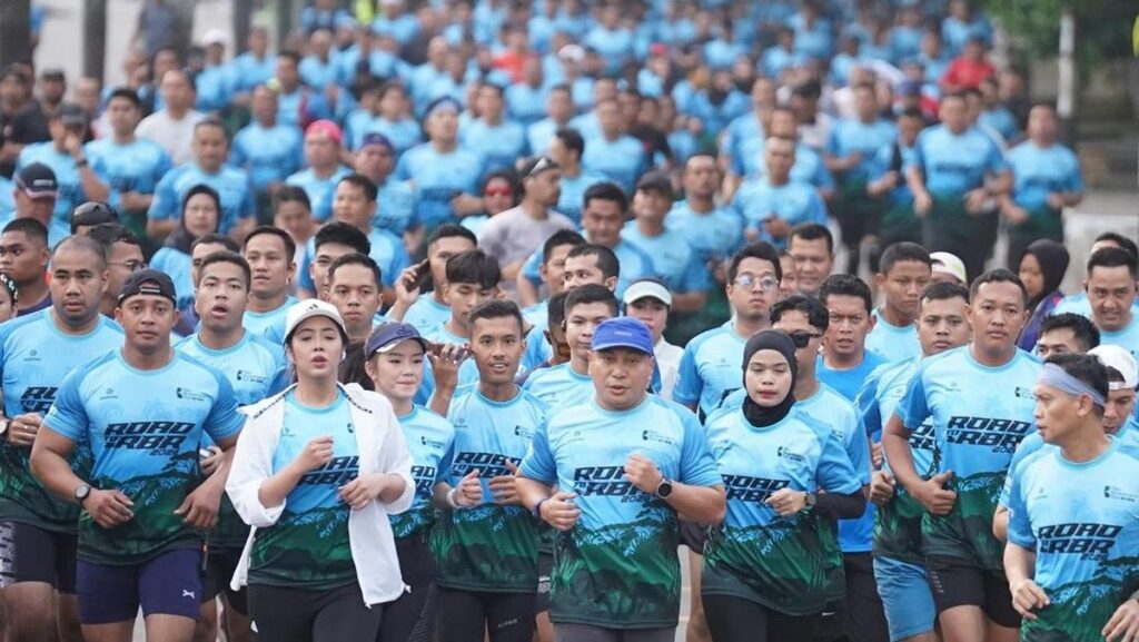 Cindy Monica Apresiasi Kampanye Karhutla di Riau Bhayangkara Run 2026