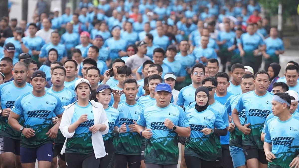 Cindy Monica Apresiasi Kampanye Karhutla di Riau Bhayangkara Run 2026