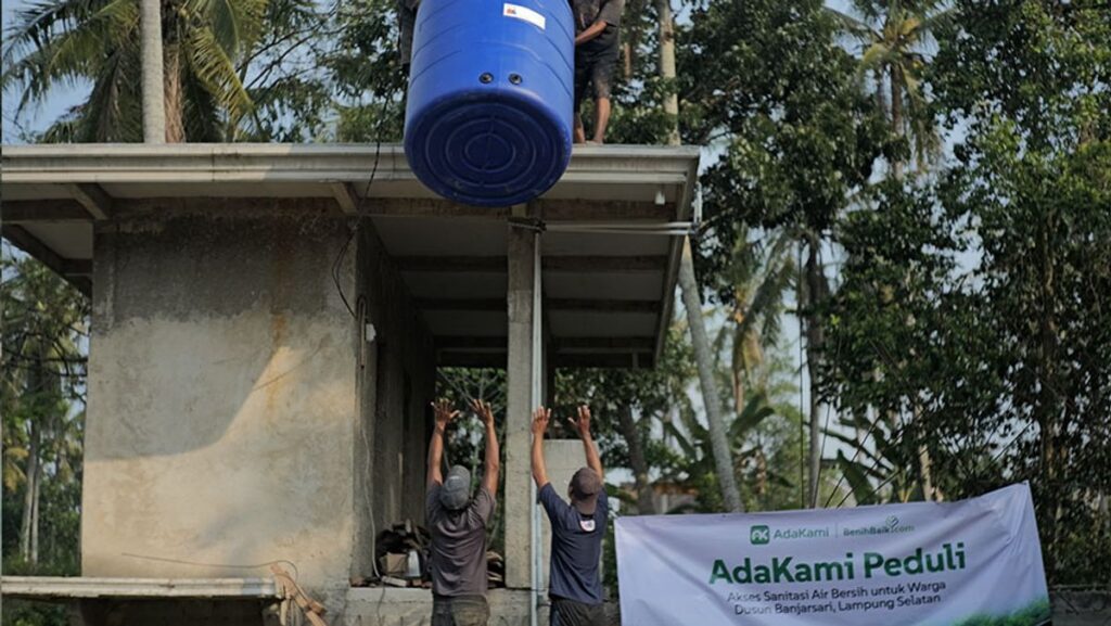 AdaKami Bangun Fasilitas Air Bersih dan Sanitasi Layak di Lampung