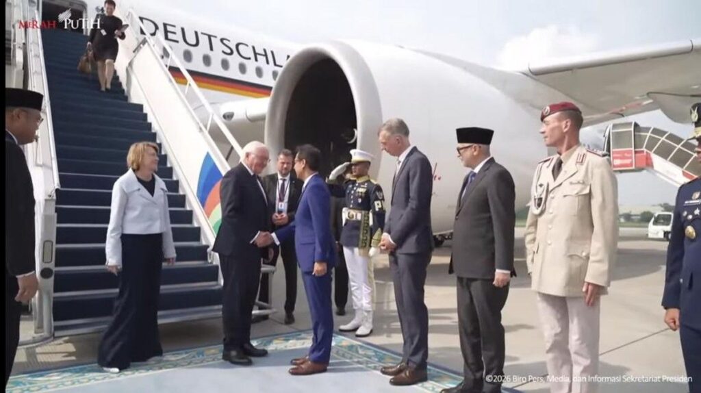 Presiden Jerman Tiba di Jakarta untuk Temui Prabowo Subianto