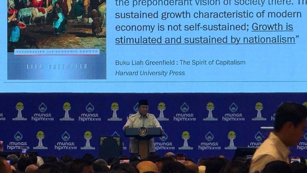 Prabowo Subianto Buka Munas HIPMI dan Ingatkan Anggota Tidak Macam-Macam