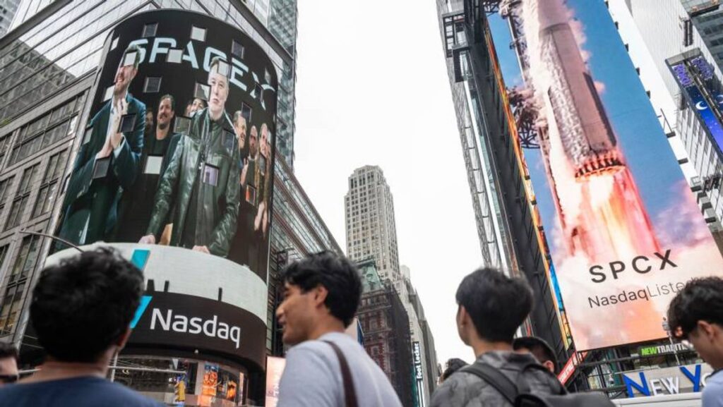 Bursa Saham AS Menguat Dipicu IPO SpaceX dan Harapan Damai Iran