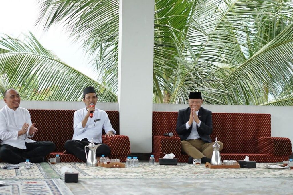 Muhamad Mardiono Temui Ustadz Abdul Somad di Pekanbaru