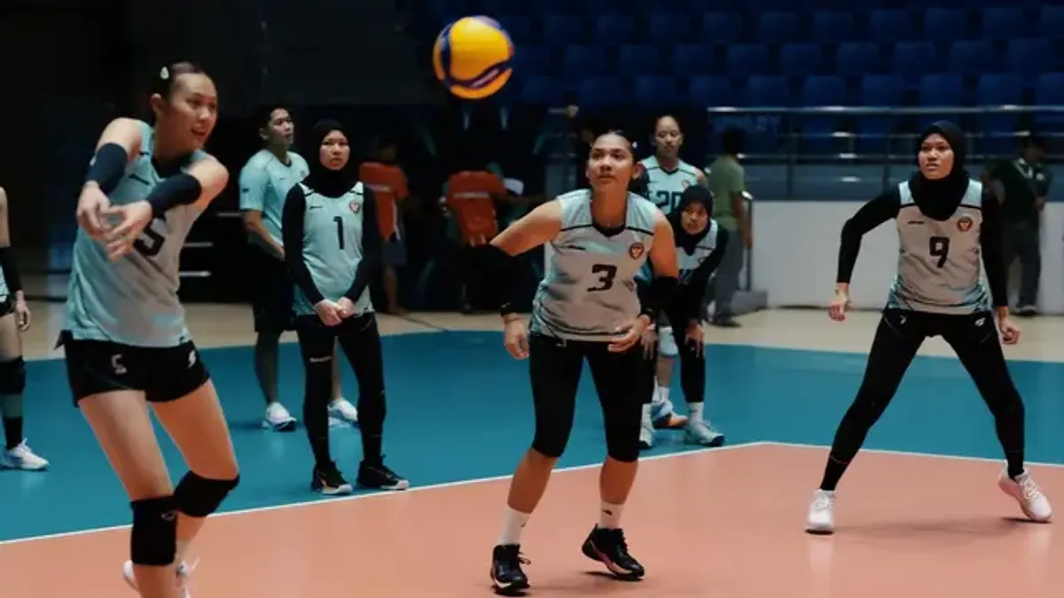 Tim Voli Putri Indonesia Bungkam Iran 3-1 di AVC Cup Women 2026