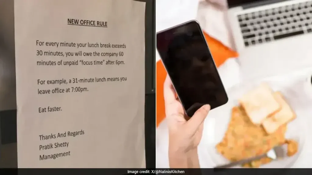 Perusahaan Ini Batasi Waktu Makan Siang Karyawan dan Ancam Tambah Jam Kerja