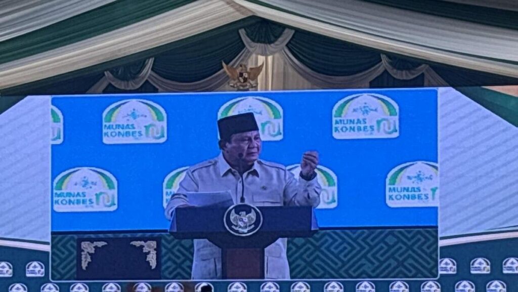 Prabowo Subianto Singgung Harga BBM Saat Hadiri Acara NU