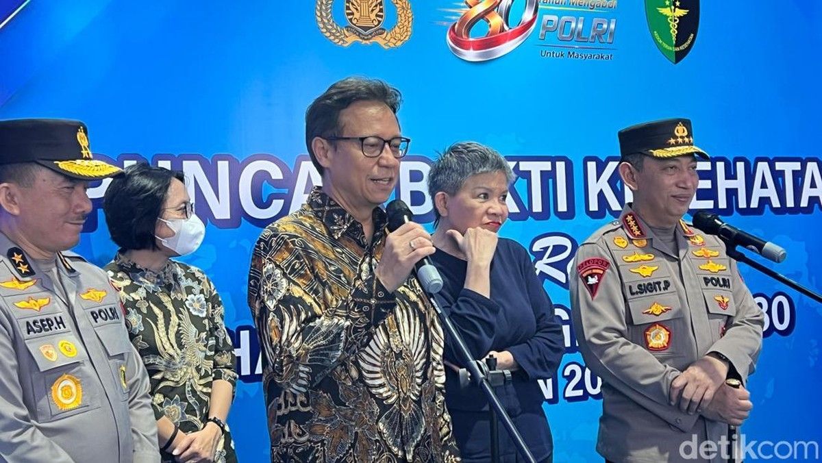 Menkes Ajak Masyarakat Manfaatkan Cek Kesehatan Gratis Polri