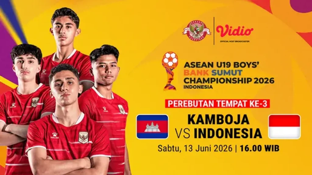 Timnas Indonesia U19 Hadapi Kamboja Rebutkan Tempat Ketiga