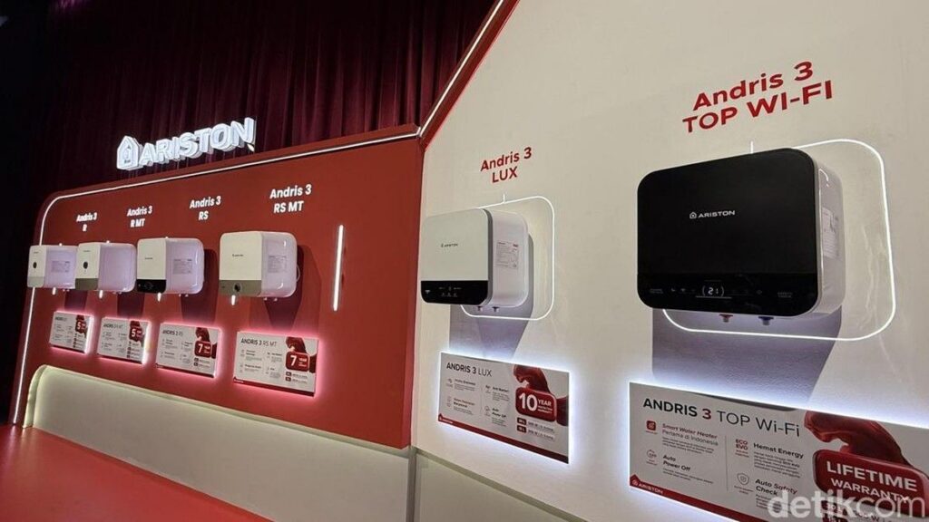 Ariston Luncurkan Water Heater Pintar Andris 3 di Indonesia