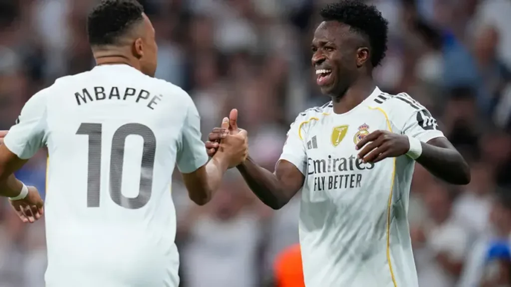 Vinicius Junior Bela Kylian Mbappe dari Kritik Pendukung Real Madrid