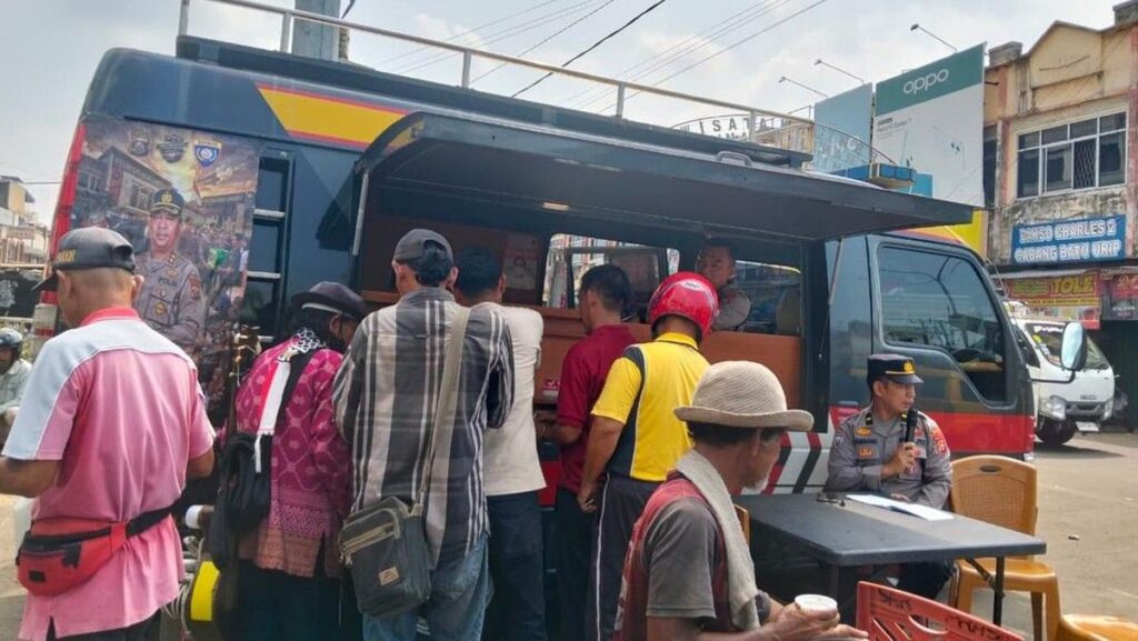 Polda Sumsel Kenalkan Layanan Call Center 110 Lewat Program Bang Kopling