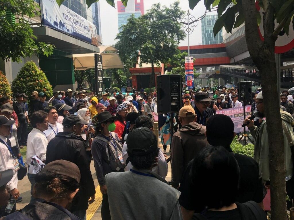 Musisi Unjuk Rasa Tuntut Pencabutan Surat Edaran Royalti LMKN