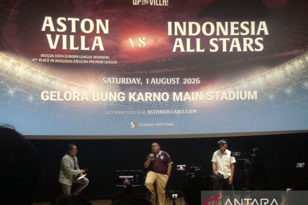 Aston Villa Pilih Tur ke Indonesia demi Gaet Basis Fans Fanatik