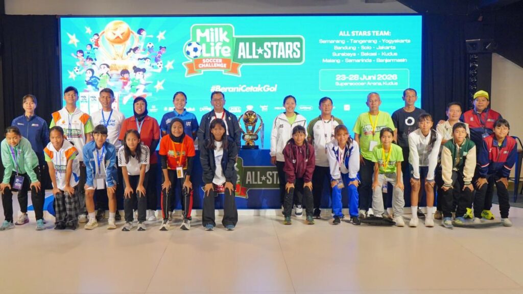 Dua Belas Tim Bersaing dalam MilkLife Soccer Challenge All Stars 2026