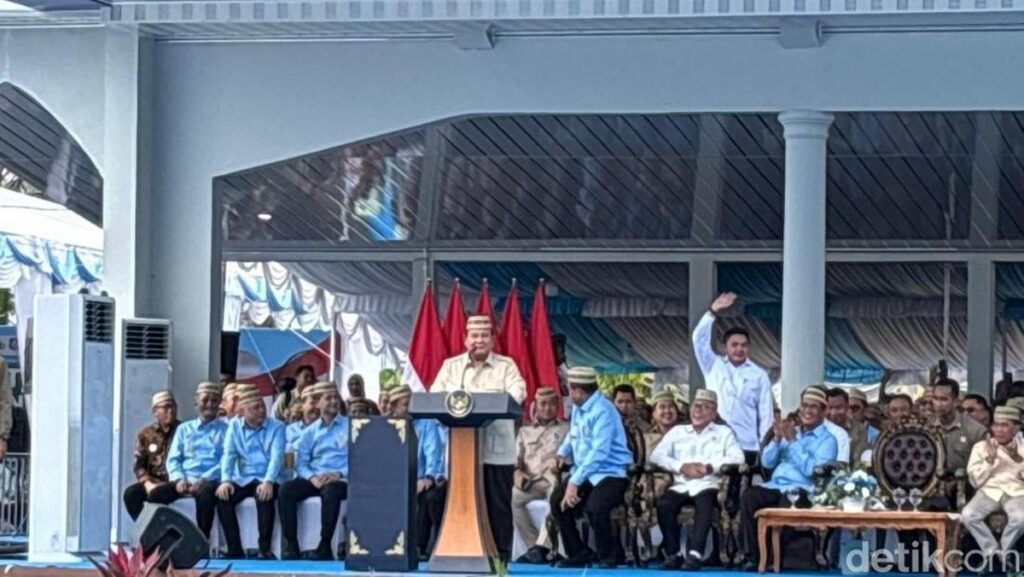 Prabowo Subianto Geli Warga Gorontalo Sambut Meriah Letkol Teddy