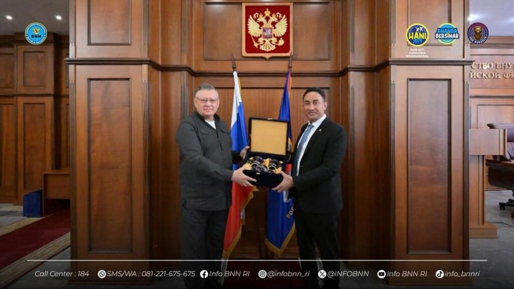 BNN RI dan Rusia Sepakati Penguatan Pemberantasan Narkoba Internasional