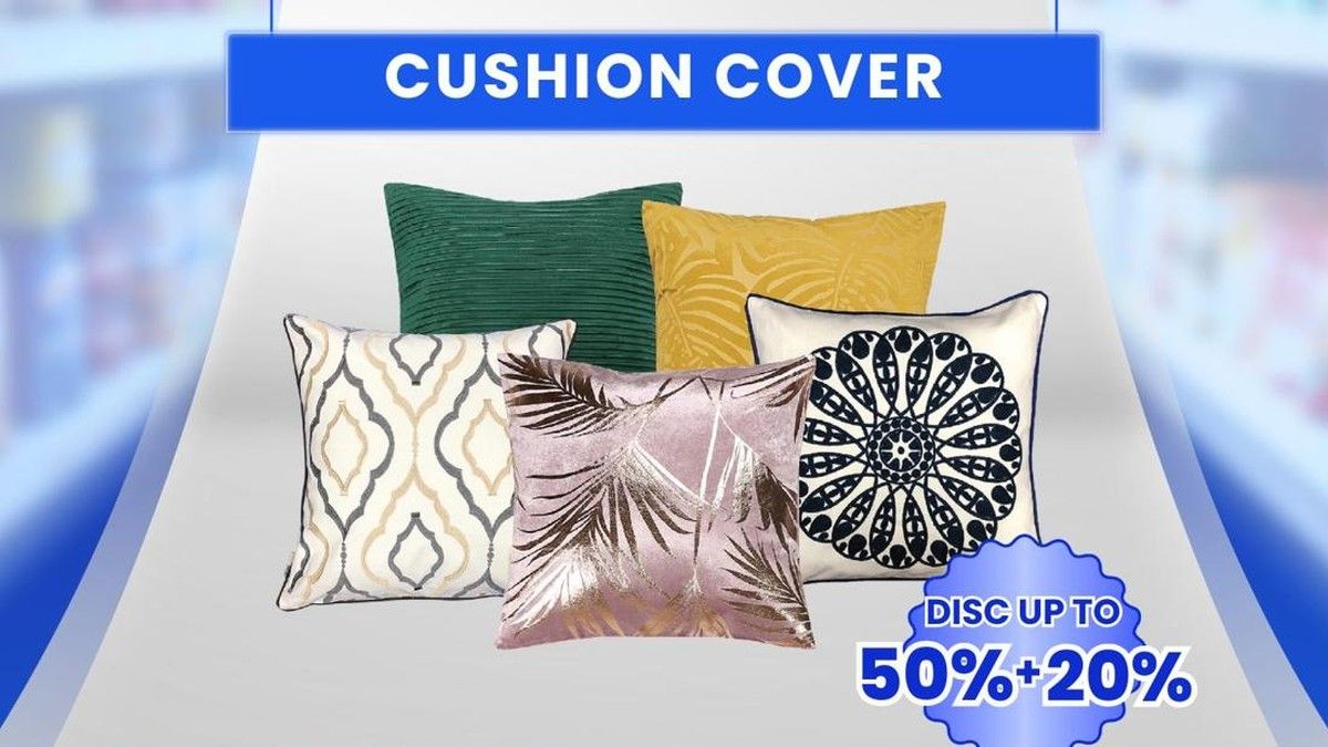 Transmart Gelar Full Day Sale Diskon Sarung Bantal Sofa Besar-besaran