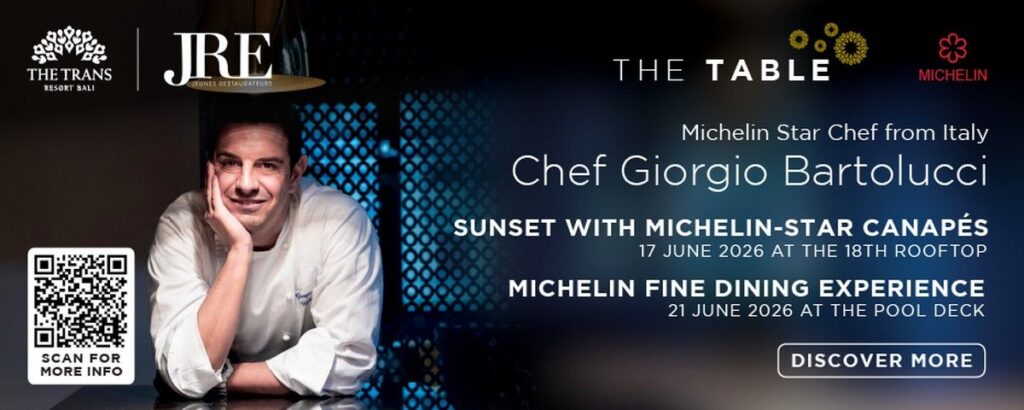 The Trans Resort Bali Hadirkan Chef Michelin Giorgio Bartolucci
