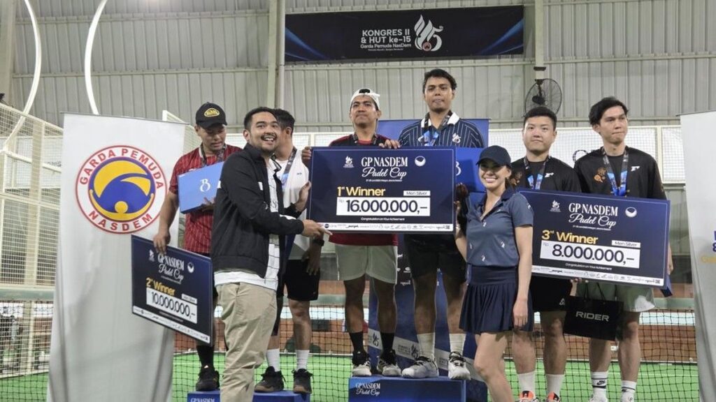 Garda Pemuda Nasdem Gelar Turnamen Padel di Jakarta Selatan