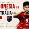 SCTV dan Indosiar Siarkan Live Streaming Indonesia U-19 Vs Australia U-19