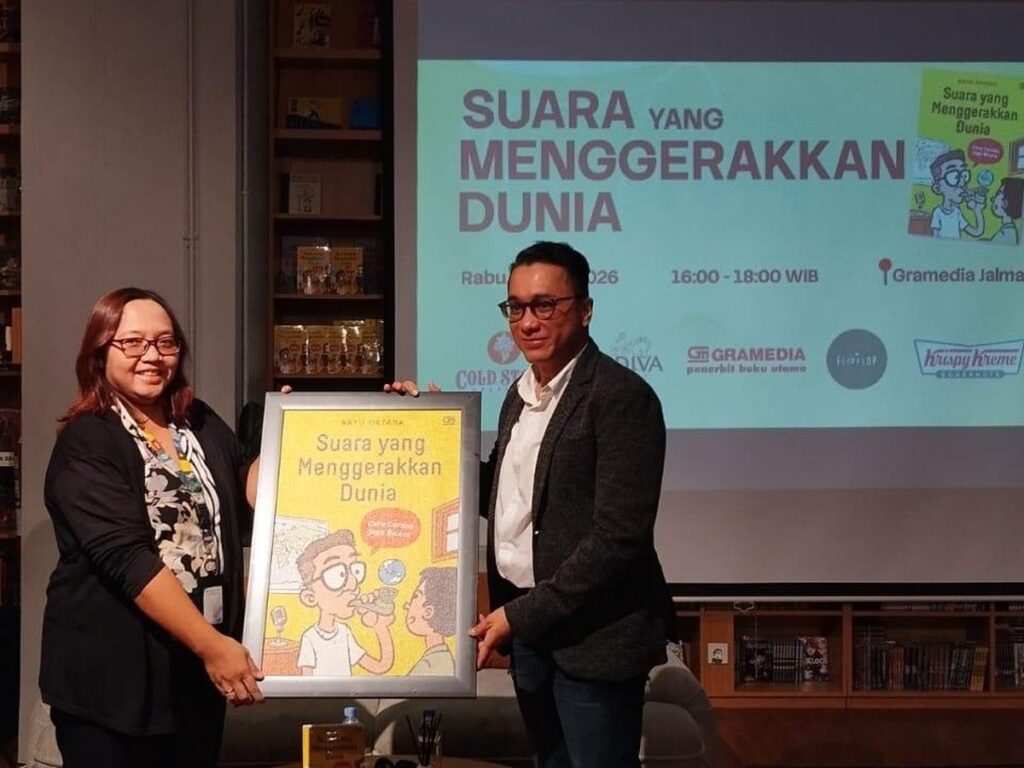 Bayu Oktara Resmi Luncurkan Buku Perdana Suara yang Menggerakkan Dunia