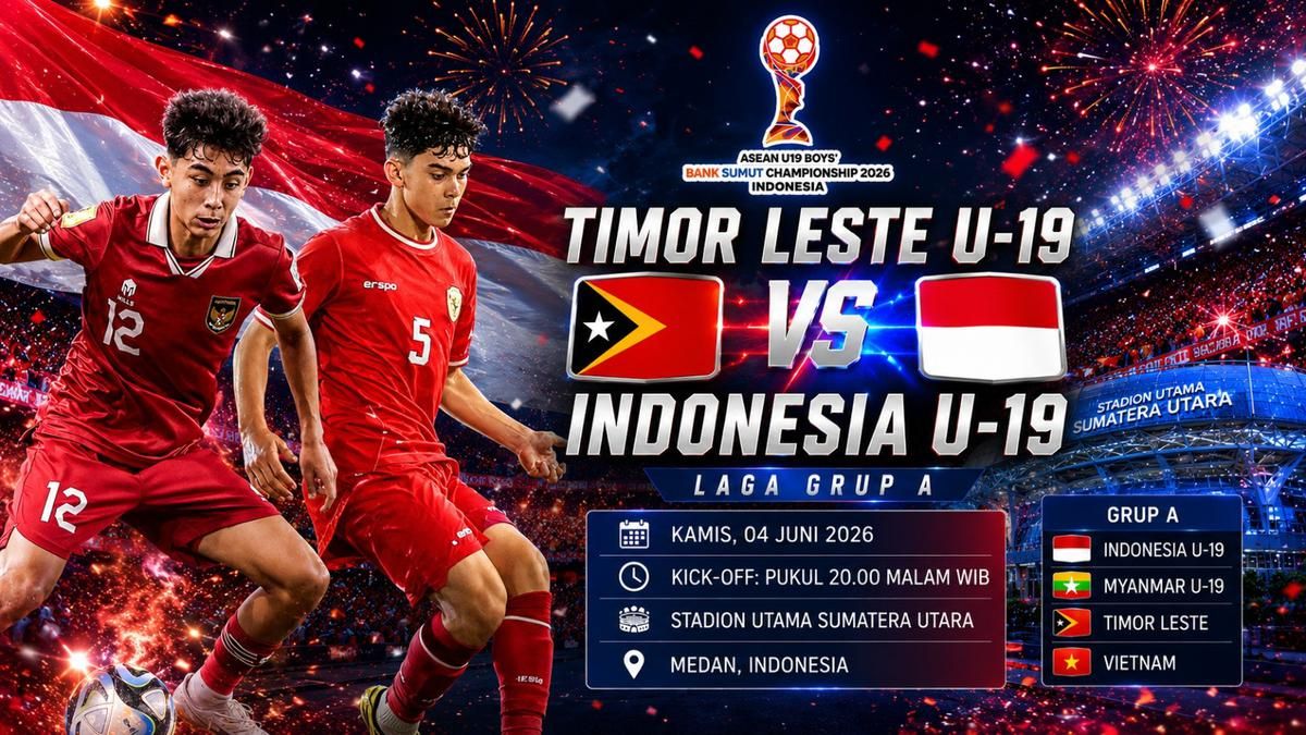 Lampu Padam Paksa Duel Timnas Indonesia U-19 Lawan Timor Leste Tertunda