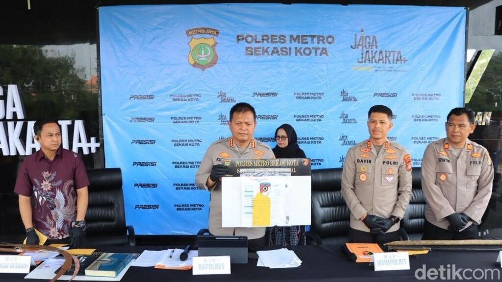 Polres Metro Bekasi Kota Tangkap Mantan Karyawan Bank Pelaku Investasi Fiktif