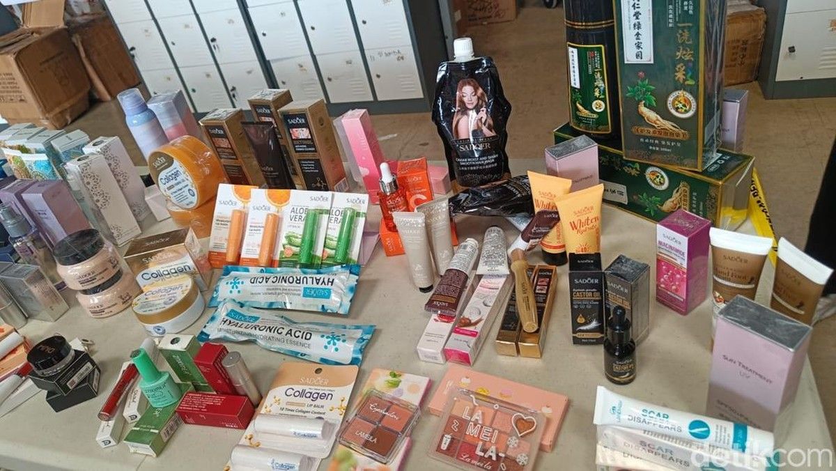 BPOM Sita Dua Juta Kosmetik Impor Ilegal di Tangerang
