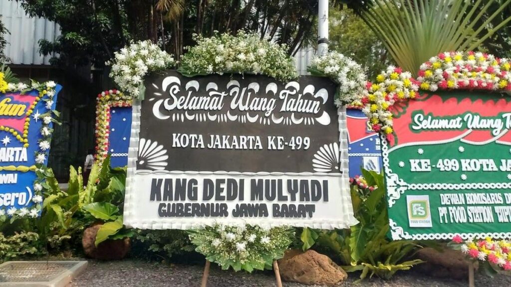 Pemprov DKI Jakarta Apresiasi Karangan Bunga dari Dedi Mulyadi
