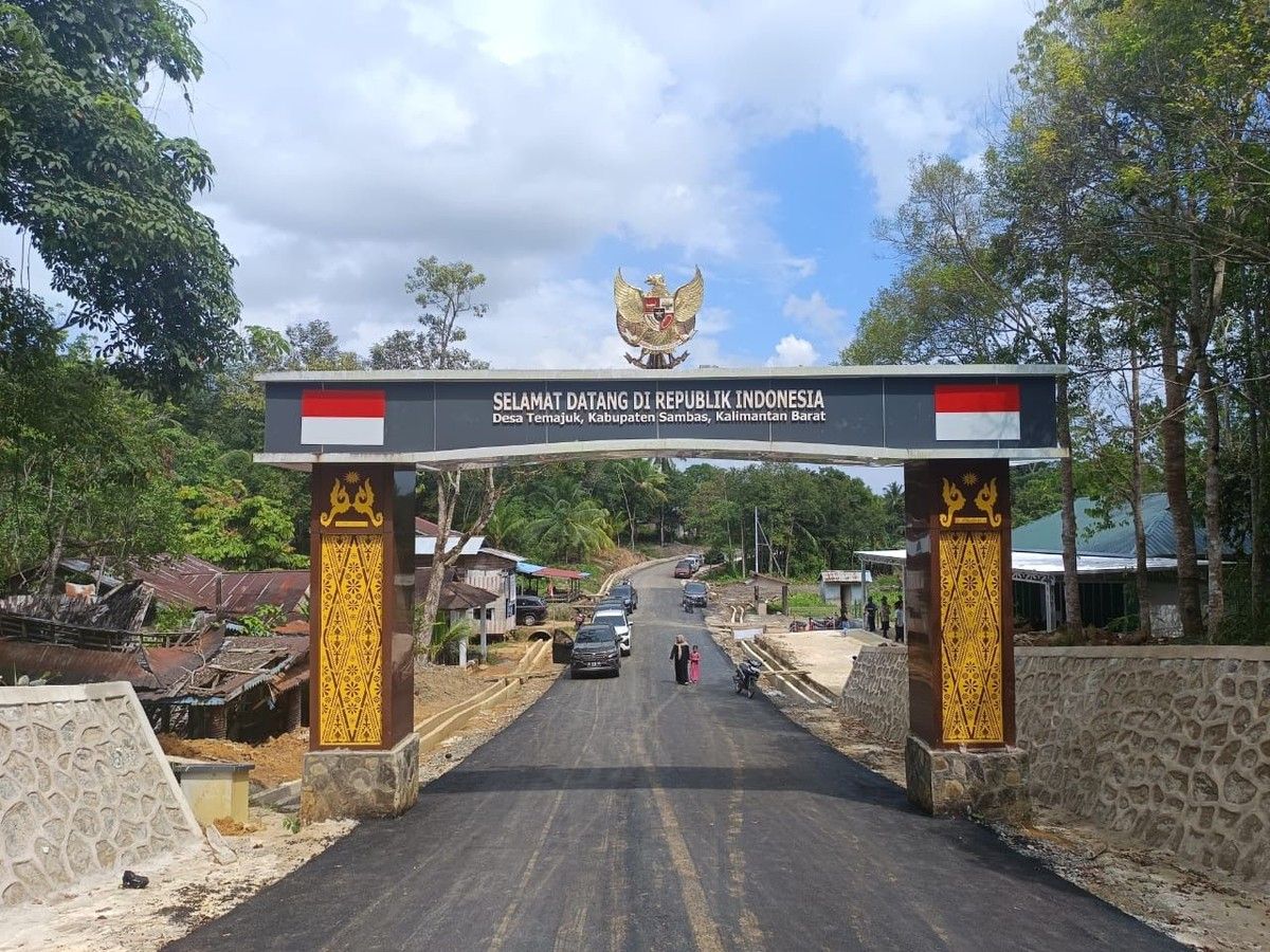 BNPP Percepat Pembukaan Pelintasan Temajuk-Telok Melano untuk Pariwisata
