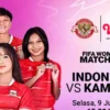 Jadwal dan Link Live Streaming Timnas Putri Indonesia vs Kamboja 9 Juni 2026
