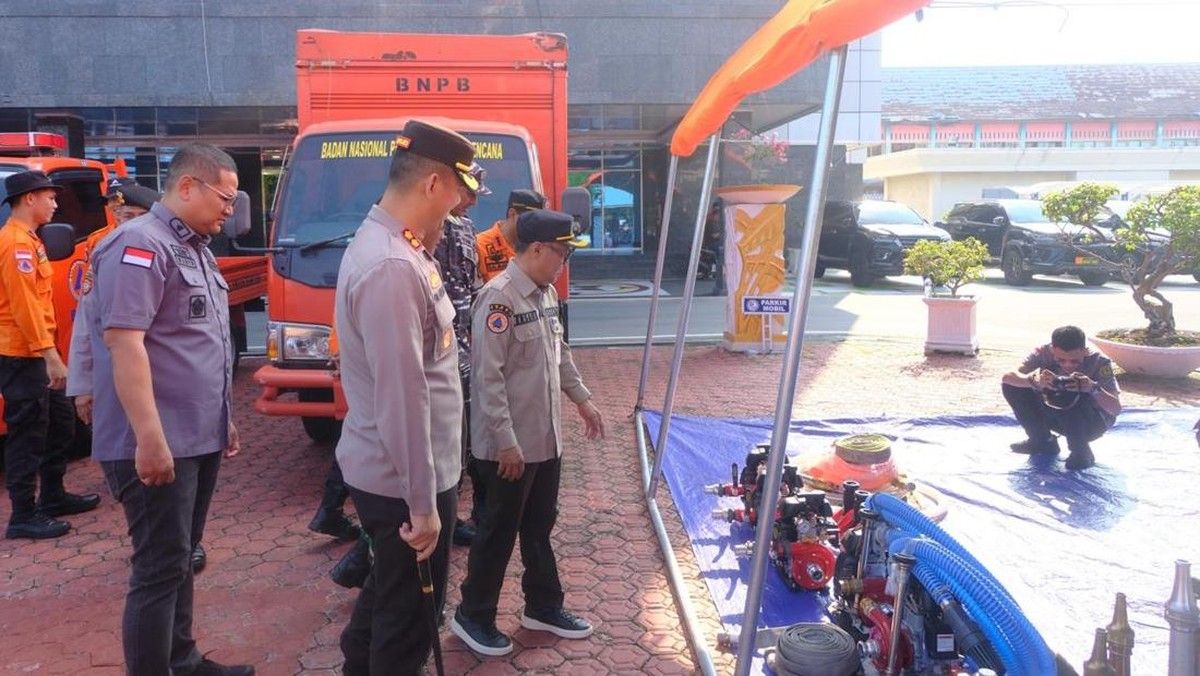 Polres Bengkalis Gelar Apel Kesiapsiagaan Penanggulangan Bencana Karhutla