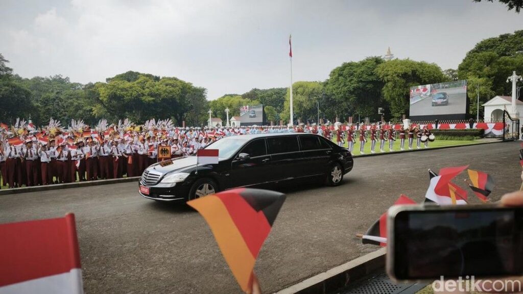 Presiden Prabowo Sambut Kunjungan Kenegaraan Frank Walter Steinmeier di Istana Merdeka