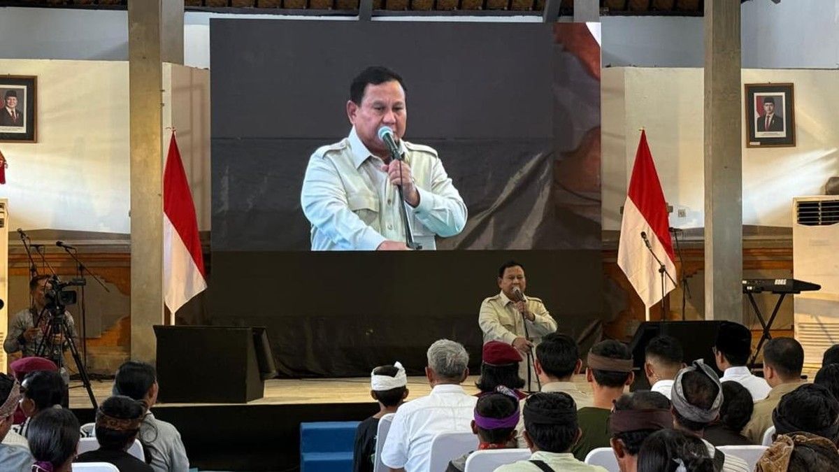 Prabowo Subianto Ungkap Dua Angka Keberuntungan di Bali
